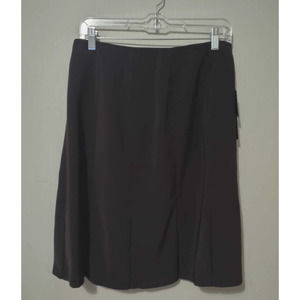 NWT Isabel & Nina Dark Purple Knee Length Skirt Size 8